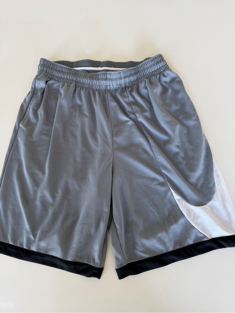 Nike Men's Athletic Shorts - Gray/White/Black